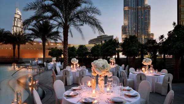 New Year's Eve Celebrations by the pool at The Restaurant at Address Boulevard