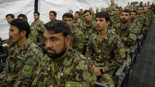 A group of Afghan army recruits in Kabul. (AFP/File)