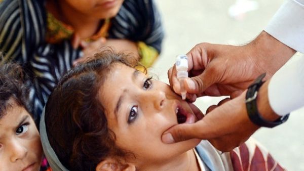 Vaccination workers travel to rural areas to wipe out polio and other diseases. (AFP/File)