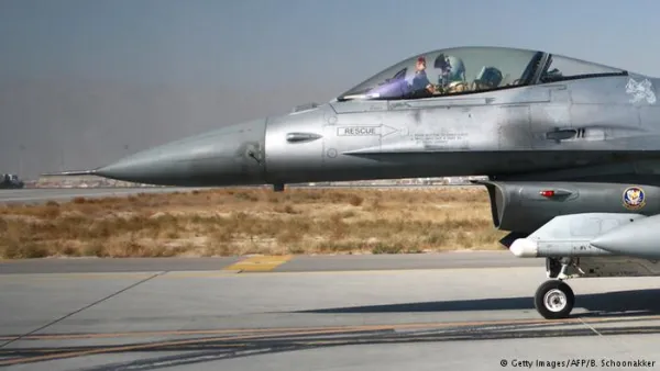 Afghanistan US-Kampfjet F16 in Baghram. (AFP/ File)