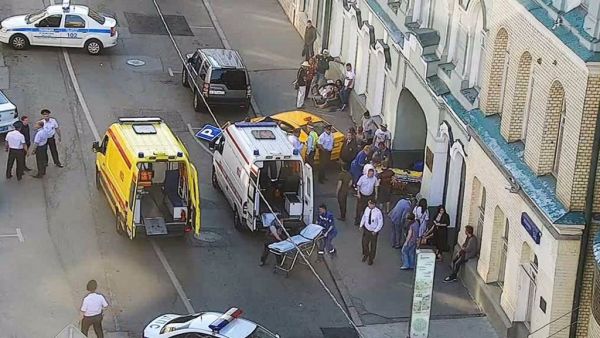 In Moscow a taxi vehicle rammed into pedestrians, injuring 8 (Twitter)