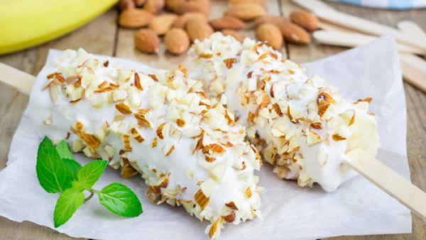 وصفة اللبن المثلج بالعسل واللوز