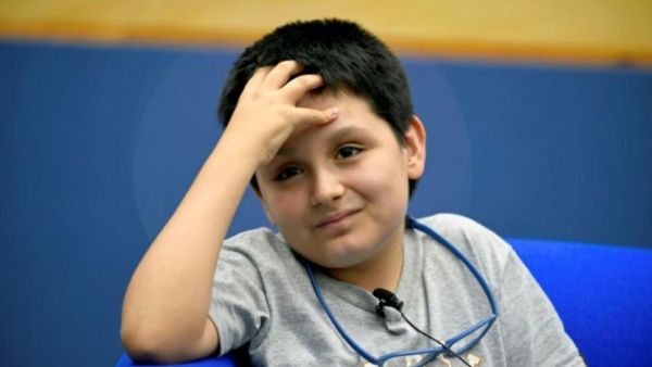 Carlos Santamaria Diaz, 12, is preparing to enter Mexico’s National Autonomous University. (AFP/ File)