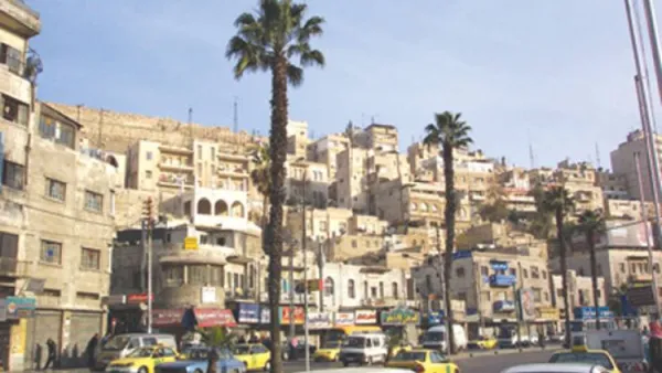 مشهد من العاصمة الاردنية عمان