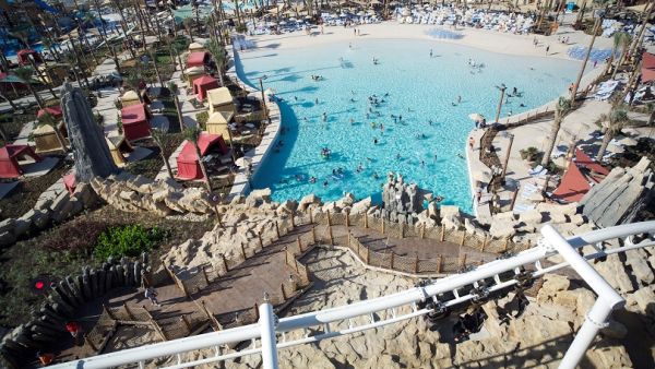 Amwaj Wave Pool at Yas Waterworld