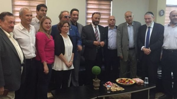 Government permission was necessary for Anwar Eshki and other Saudis to make the visit to Israel on July 22, 2016. (Twitter)  

