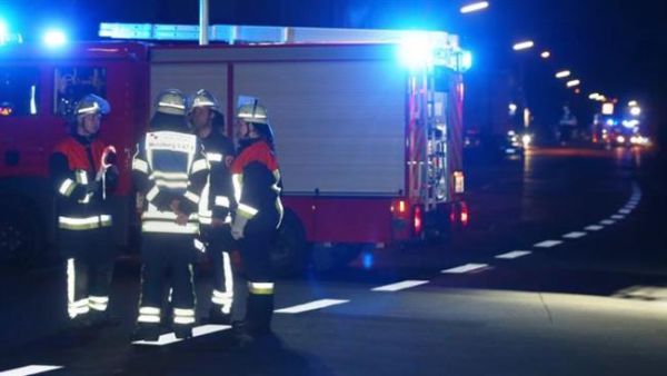 Emergency services arrive at scene of train attack in Germany. (Twitter) 