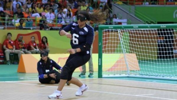 Israel's goalball team during 2016 match against Japan. (Twitter) 