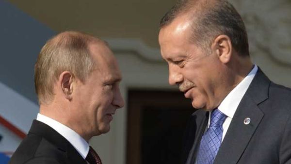 Vladimir Putin and Recep Tayyip Erdogan will meet on Tuesday to revive the relationship. (AFP/File) 