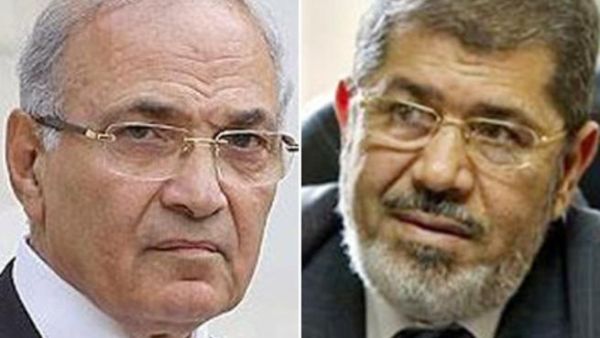 المرشح محمد مرسي والمرشح أحمد شفيق