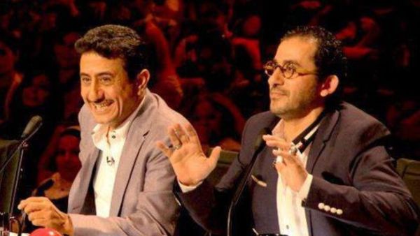 أحمد حلمي وناصر القصبي من لجنة تحكيم اراب جوت تالنت الموسم الثالث
