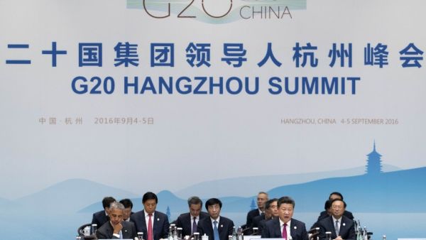 The G20 is an international forum for the governments and central bank governors from 20 major economies. (AFP/Mark Schiefelbein)
