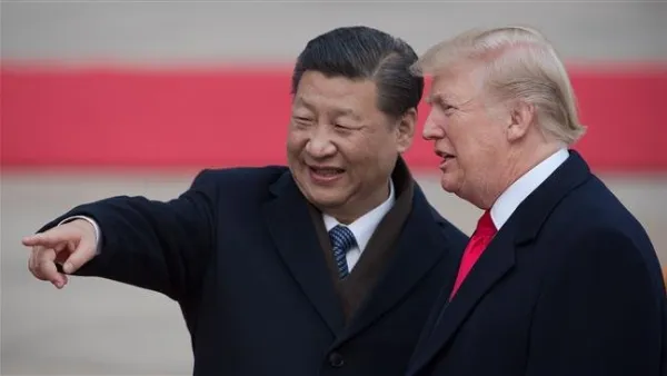China's president Xi Jinping and US president Donald Trump meet in Beijing in November 2017. (AFP photo)