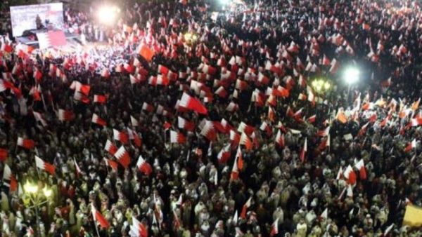 من التظاهرات في البحرين