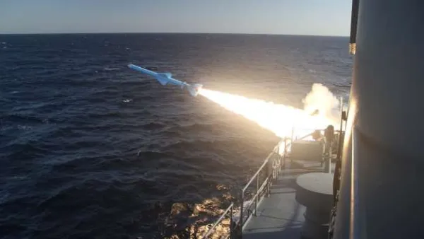 Iranian Navy missile launch during a military drill in the Gulf of Oman. (AFP/ File Photo)
