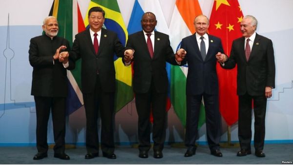 Ten years on, and the latest BRICS summit this week has hardly merited a headline in the international media, though of course the journalists of the five states involved have given the three-day event in Johannesburg dutiful attention. (AFP)
