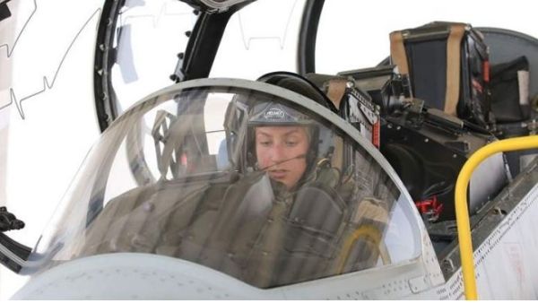It was the first flight in a warplane piloted by a Bahraini woman. (Khaleej Times)