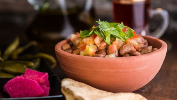 فول مدمس على الطريقة السورية
