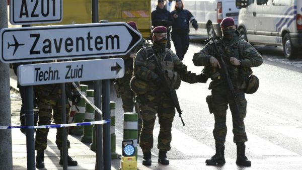 Police will systematically check every passenger entering the airport. (AFP/John Thys)