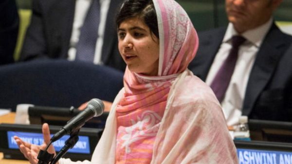 Sixteen-year-old Malala Yousafzai humbled the world yesterday by her speech at the United Nations headquarters in New York. (Getty)