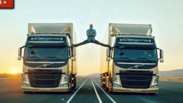 Jean Claude van Damme does an Epic Split for Volvo.