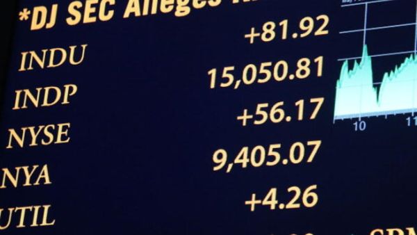  A trading board is seen on the floor of the New York Stock Exchange at the end of the trading day on May 7, 2013 in New York City. (Photo by Spencer Platt/Getty Images) 