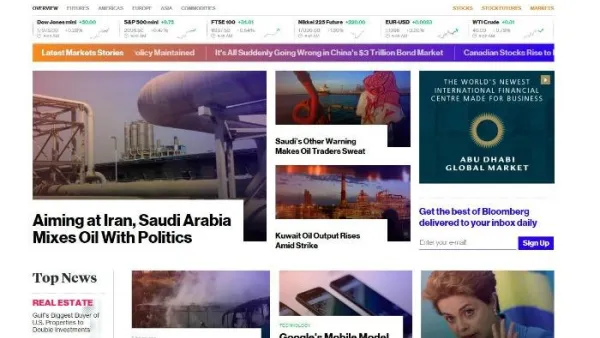 Bloomberg will be offering more localised content and feature regional talent for its Middle East platforms. (Capital New York)