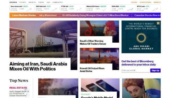 Bloomberg will be offering more localised content and feature regional talent for its Middle East platforms. (Capital New York)
