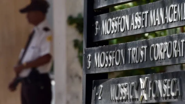 The Panama firm is said to have helped three Syrian companies described by US authorities as supporting its repressive machine.  (AFP/Rodrigo Arangua)