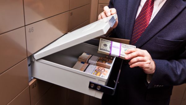 The report did not disclose the names of the individuals or groups whose bank accounts were frozen, their nationalities, or amounts. (Shutterstock)
