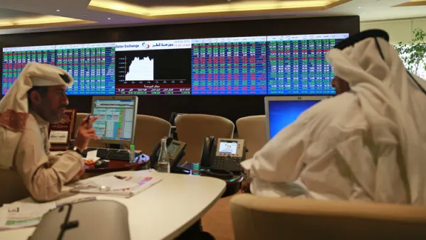 MENA markets ended February in green, but pressures remain due to falling oil prices. (File photo)