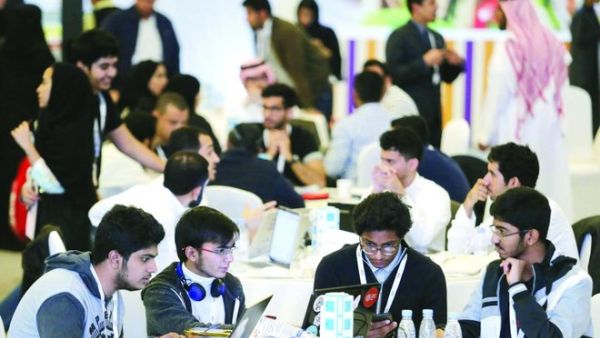 The participants, aged between 18 and 32, were guided by world-class mentors to help develop their ideas themed around “The Medical Internet of Things.” (Arab News)