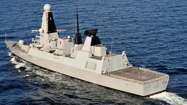 The Dragon, a Type 45 Destroyer, is one of six British ships deployed in the Persian Gulf. (Wikimedia Commons)