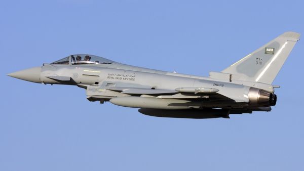 Last month, BAE Systems inked a £5.8B deal to sell Eurofighter Typhoon combat jets to Kuwait. (File photo)