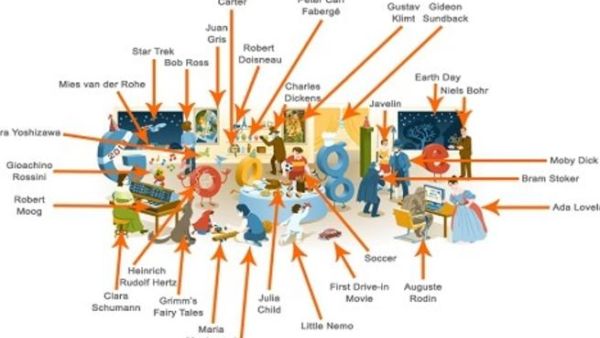 Google's new year's doodle