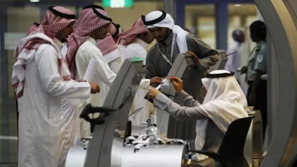 The ministry added that the automobile sector is a target for Saudization during the next stage after the telecommunications sector. (AFP/File)