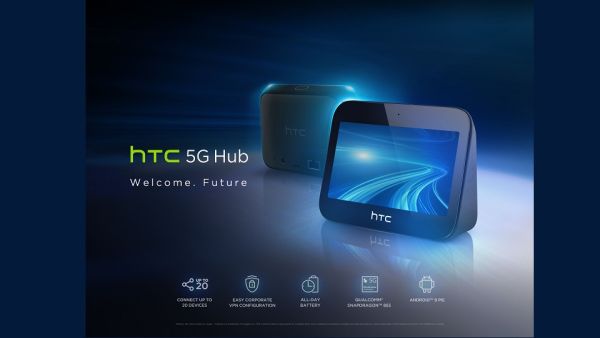 يتيح HTC 5G Hub للعملاء اتصالاً سريعاً بشبكات الجيل الخامس على أجهزة متعددة أثناء التنقل أو العمل أو في المنزل لمشاركة المحتوى والترفيه والكثير غير ذلك.