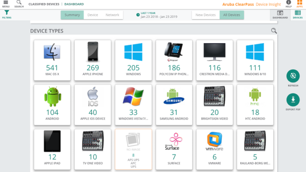 ClearPass Device Insight