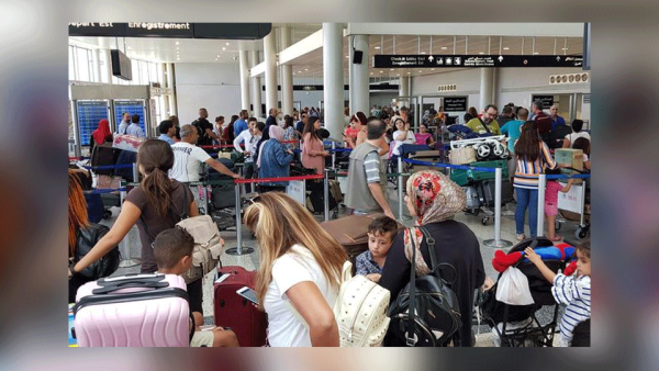 Nearly half of the World Bank’s $18 million loan to overhaul Beirut’s airport will be invested in a “fast-track link” to ease congestion and manage passenger flow before the summer. (Twitter)