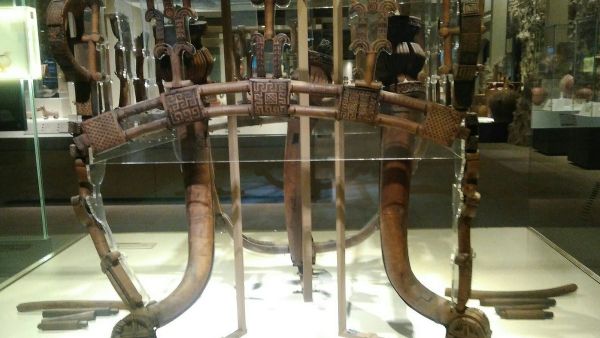 Wooden table, Great Tomb of Gordion, Phrygian capital (Twitter)
