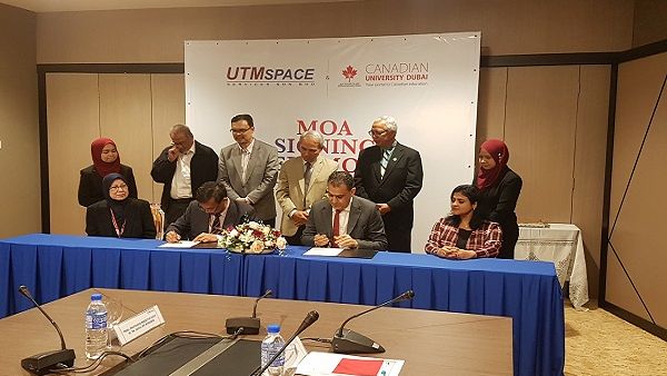 During the signing ceremony.
