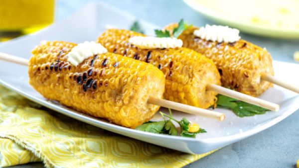 الذُّرة المشوية بالزُبدة 