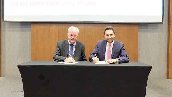 The signing ceremony took place at the first of its kind Cruise Workshop organsied by RAKTDA on 6th May 2018