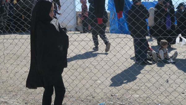 al-Hol camp in north-eastern Syria (Twitter)