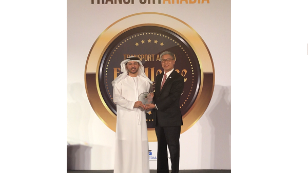 DP World scooped two awards at the Transport Arabia Excellence Awards this year. 
