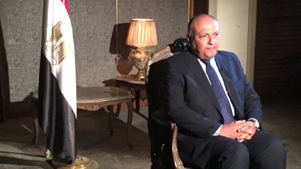 Egyptian FM Sameh Shoukry (Twitter)