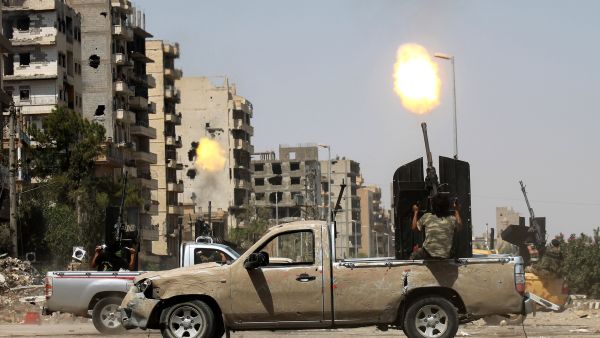 Deir Ezzor in eastern Syria is one of the last towns in Syria held by Daesh militants. (AFP/File)