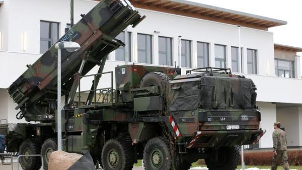 Patriot missile launcher