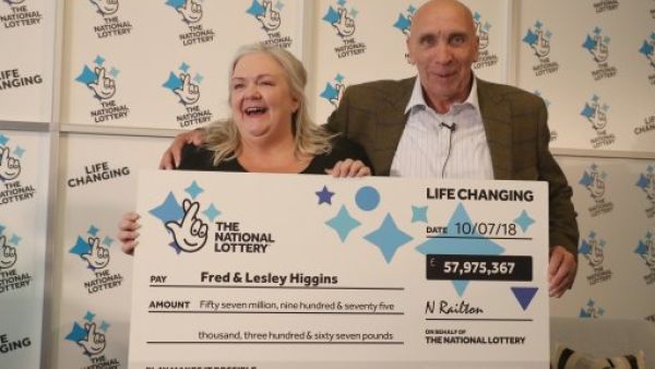 A retired couple from Aberdeenshire have won £57.9 million EuroMillions jackpot (Twitter)