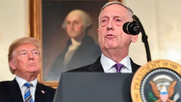 U.S. Defense Secretary Jim Mattis  (Twitter)